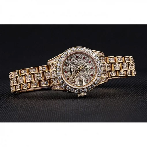 Rolex Datejust 622024 White Dial Diamond Gold 26mm