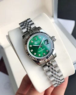 Rolex Datejust Green Dial Diamond Markers