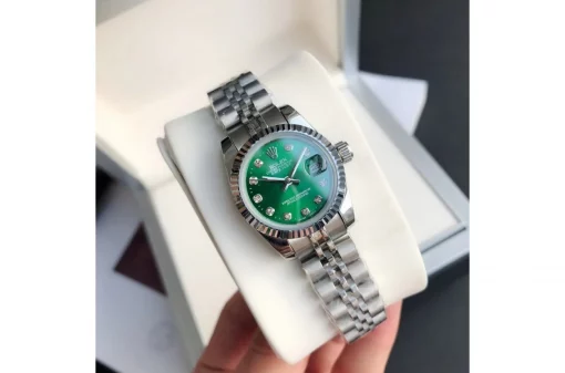 Rolex Datejust Green Dial Diamond Markers