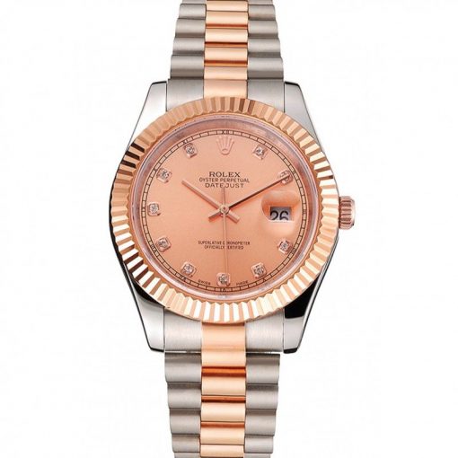 Rolex Datejust REP016816 Rose-Gold Dial 41mm