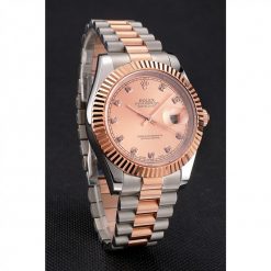 Rolex Datejust REP016816 Rose Gold Dial 41mm03