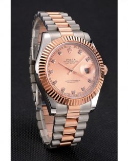 Rolex Datejust REP016816 Rose Gold Dial 41mm03
