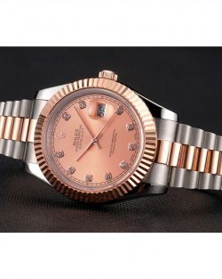Rolex Datejust REP016816 Rose Gold Dial 41mm05