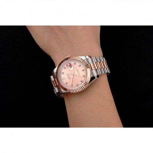 Rolex Datejust REP016816 Rose-Gold Dial 41mm