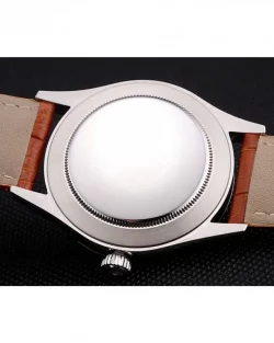 Rolex Datejust REP016817 Blue Dial Brown Leather 38mm08