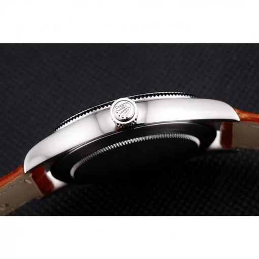 Rolex Datejust REP016817 Blue Dial Brown Leather 38mm