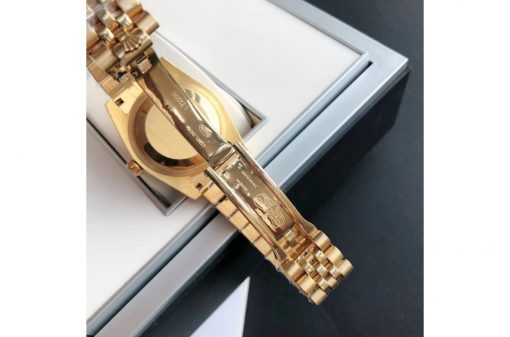 Rolex Datejust Rose Gold Grey Dial Roman Markers