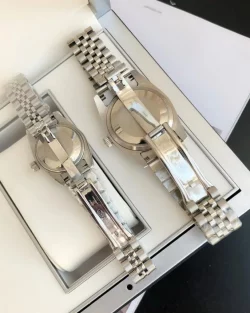 Rolex Datejust Silver Dial Diamond Markers