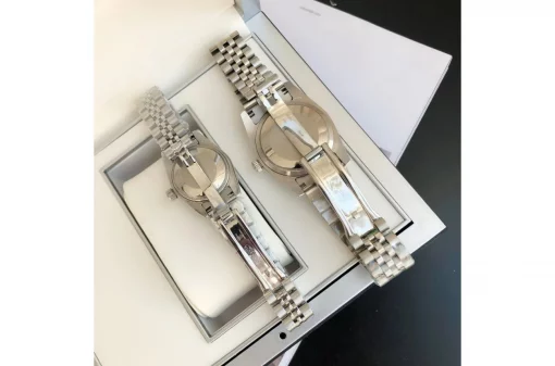 Rolex Datejust Silver Dial Diamond Markers