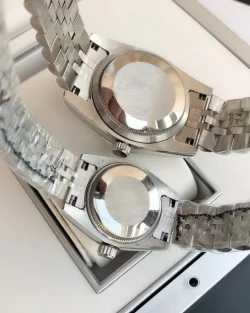Rolex Datejust Silver Dial Diamond Markers