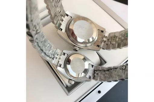 Rolex Datejust Silver Dial Diamond Markers