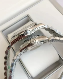 Rolex Datejust Silver Dial Diamond Markers
