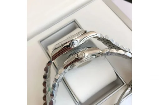 Rolex Datejust Silver Dial Diamond Markers