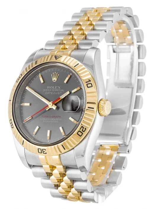 Rolex Datejust Turn-O-Graph 116263 Grey Dial