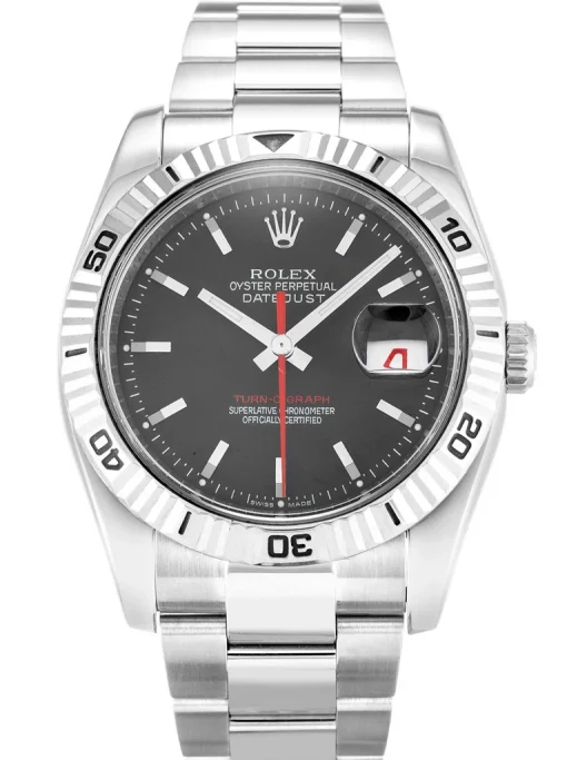 Rolex Datejust Turn-O-Graph 116264 Grey Dial