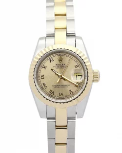 Rolex Lady-Datejust 179163 Yellow Gold Dial