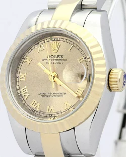 Rolex Lady-Datejust 179163 Yellow Gold Dial