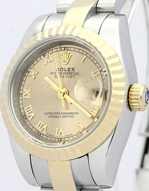 Rolex Lady-Datejust 179163 Yellow Gold Dial