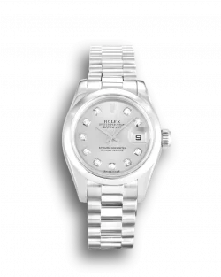Rolex Lady-Datejust 179166 Silver Dial 26mm