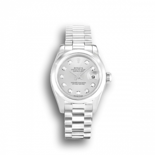 Rolex Lady-Datejust 179166 Silver Dial 26mm
