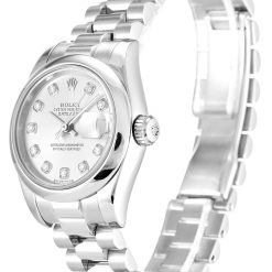 Rolex Lady-Datejust 179166 Silver Dial 26mm