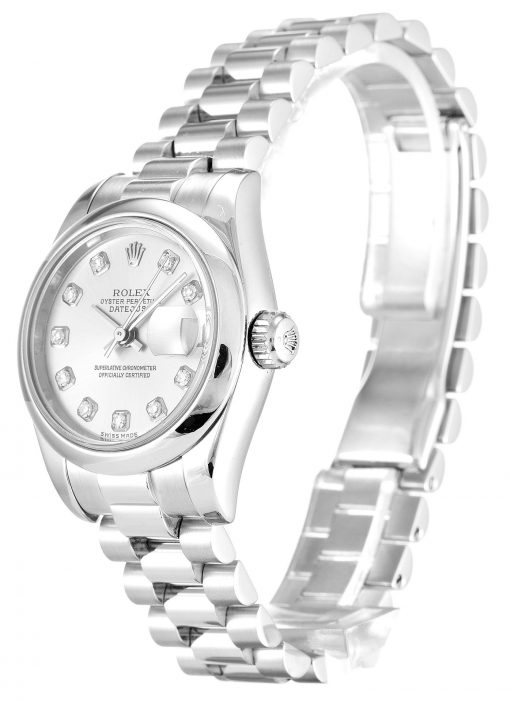 Rolex Lady-Datejust 179166 Silver Dial 26mm