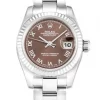 Rolex Datejust REP016817 Blue Dial Brown Leather 38mm