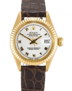 Rolex Lady Datejust 6916 White Dial 26mm