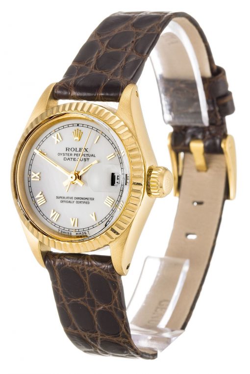 Rolex Lady Datejust 6916 White Dial 26mm