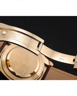 Rolex Cosmograph Daytona Gold Case White Dial Brown Leather Bracelet 62263307
