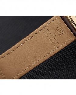 Rolex Cosmograph Daytona Gold Case White Dial Brown Leather Bracelet 62263308