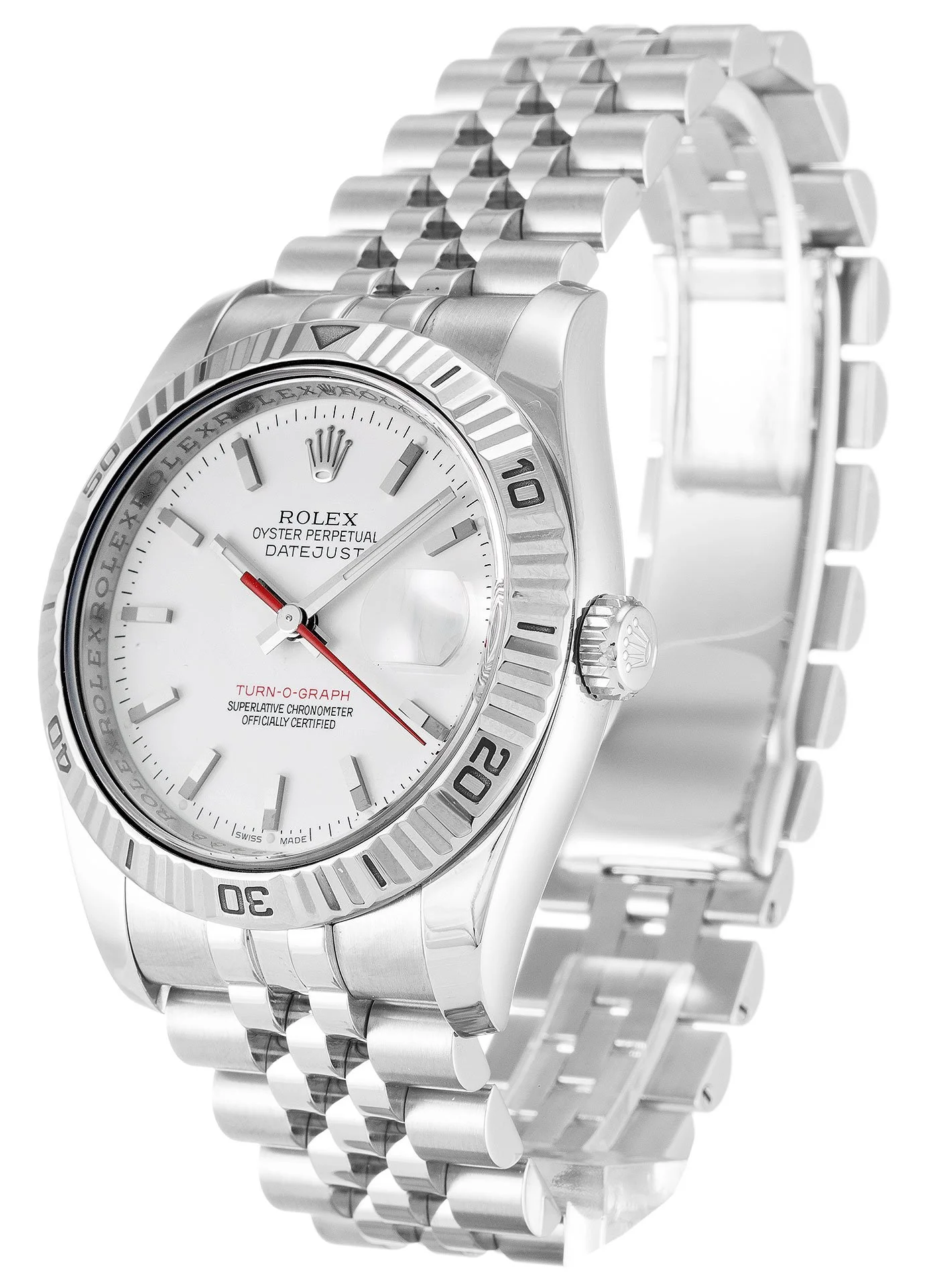 Rolex Datejust Turn O Graph 116264 White Dial 36mm Rolex Datejust Turn O Graph 116264 White Dial 36mm