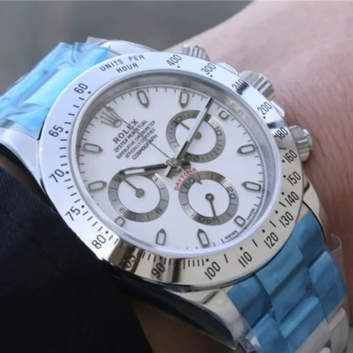 Rolex Daytona 116520 Stainless Steel White Dial 40mm