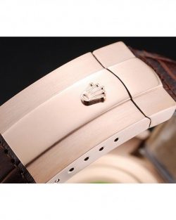 Rolex Daytona 1454243 Brown Dial Rose Gold Case Brown Leather Bracelet 39mm06