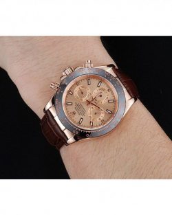 Rolex Daytona 1454243 Brown Dial Rose Gold Case Brown Leather Bracelet 39mm10