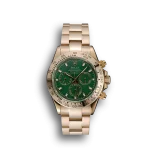 Rolex Daytona 1454244 Green Dial Rose Gold Case And Bracelet 39mm