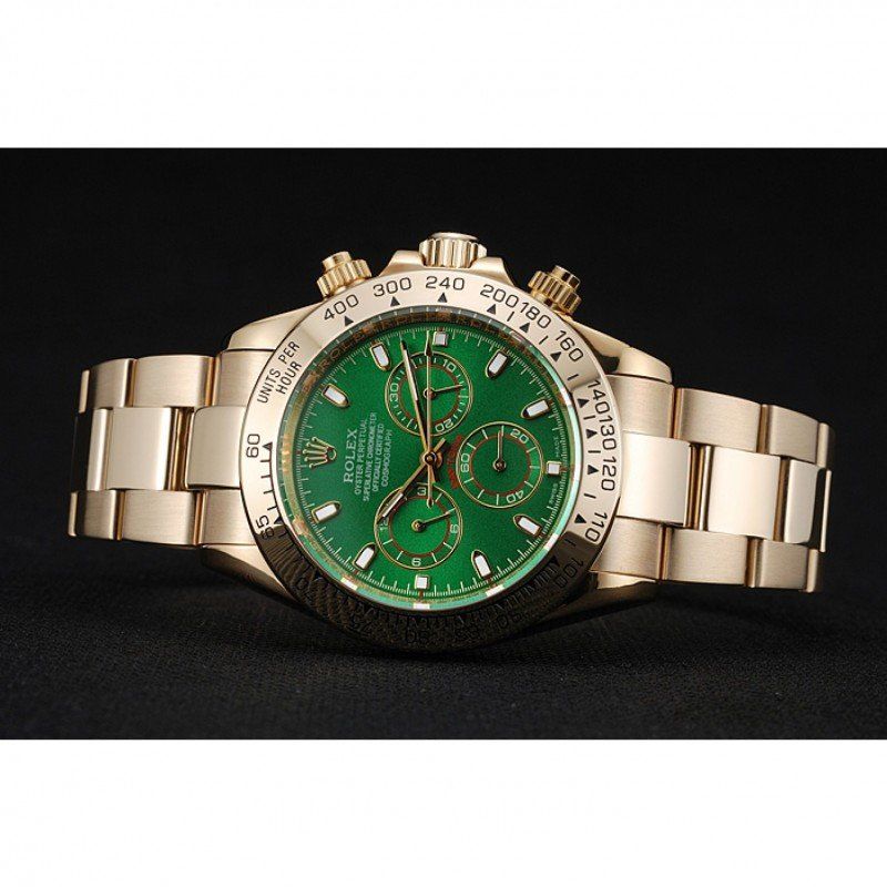 Rolex Daytona 1454244 Green Dial Rose Gold Case And Bracelet 39mm05 Rolex Daytona 1454244 Green Dial Rose Gold Case And Bracelet 39mm05