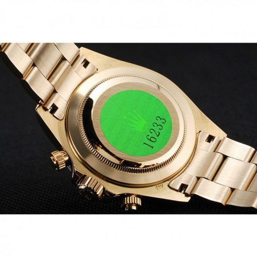 Rolex Daytona 1454244 Green Dial Rose Gold Case And Bracelet 39mm