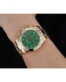 Rolex Daytona 1454244 Green Dial Rose Gold Case And Bracelet 39mm10
