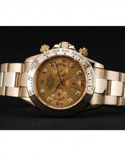 Rolex Daytona 1454245 Brown Dial Diamond Numerals Gold Case And Bracelet 39mm4