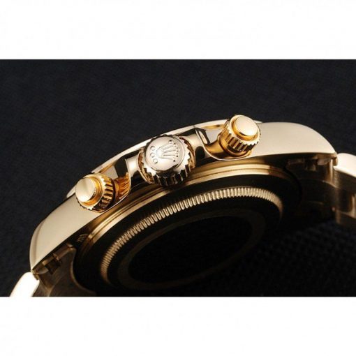 Rolex Daytona 1454245 Brown Dial Diamond Numerals Gold Case And Bracelet 39mm