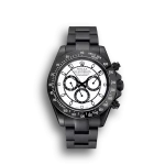Rolex Daytona 1454249 White And Black Dial Black Stainless Steel Case And Bracelet 42mm