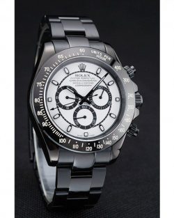 Rolex Daytona 1454249 White And Black Dial Black Stainless Steel Case And Bracelet 42mm03