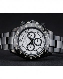 Rolex Daytona 1454249 White And Black Dial Black Stainless Steel Case And Bracelet 42mm04