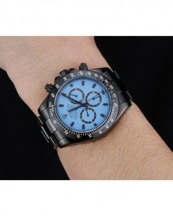 Rolex Daytona 1454250 Blue And Black Dial Black Stainless Steel Case And Bracelet 42mm10