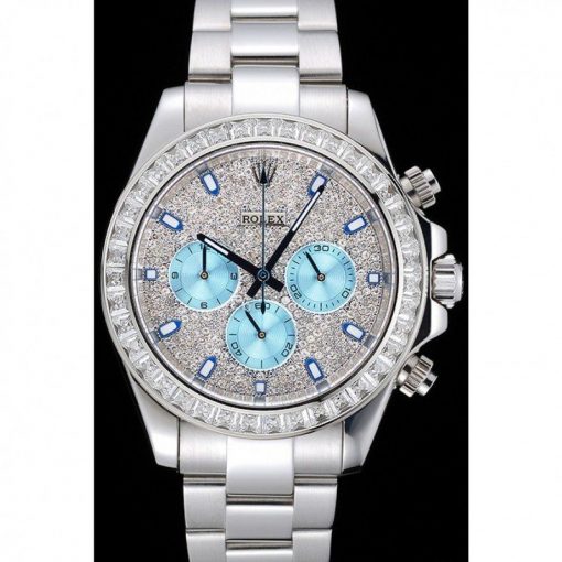 Rolex Daytona 1454251 Diamond Dial Stainless Steel 42mm