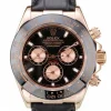 Rolex Daytona 1454245 Brown Dial Diamond Numerals Gold Case And Bracelet 39mm