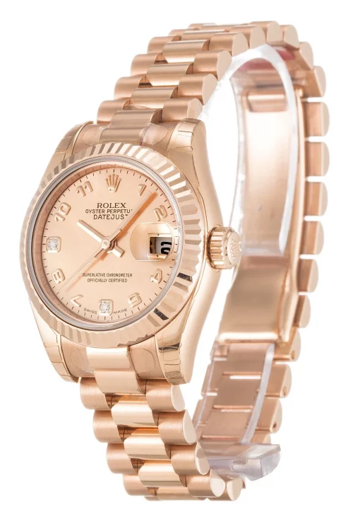 Rolex Lady Datejust 179175F Mother of Pearl Goldust Dial 26mm
