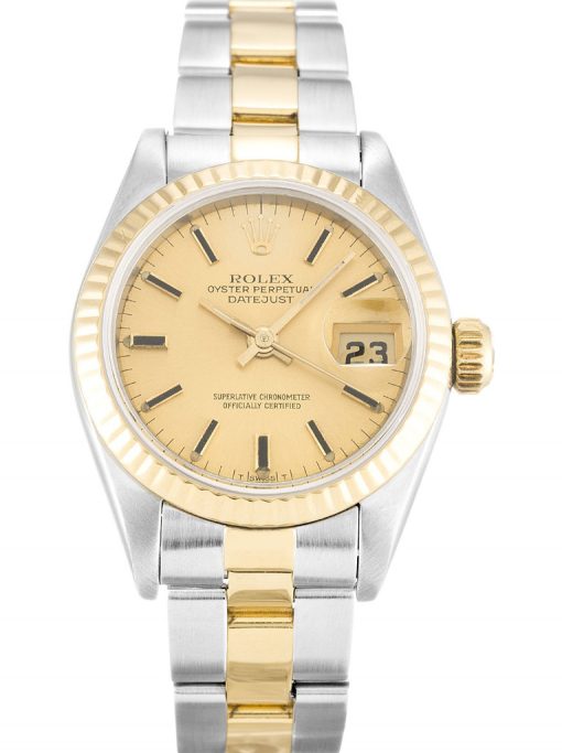 Rolex Lady Datejust 69173 Champagne Dial 26mm