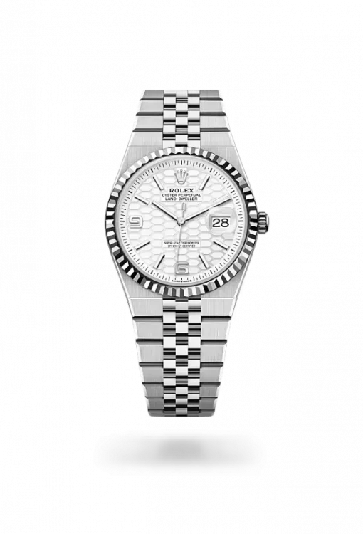 Rolex Land Dweller 127234 Intense White Everose Gold 36mm
